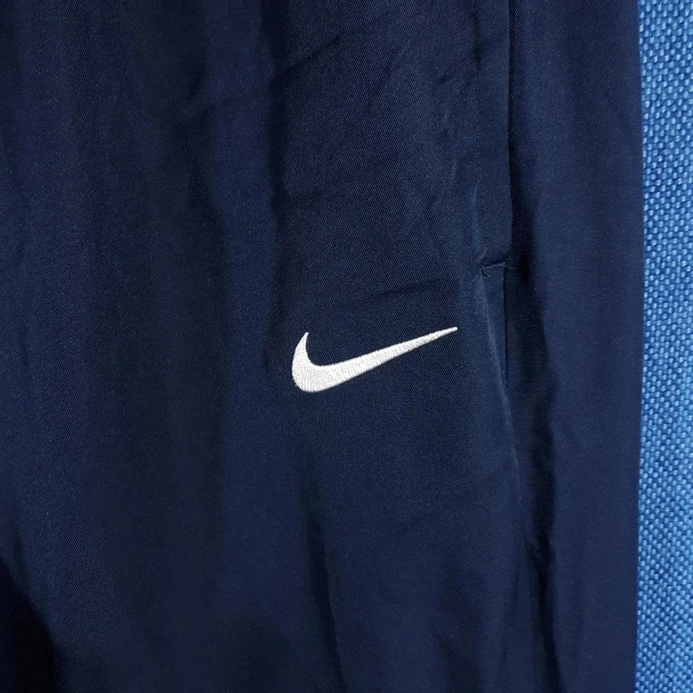 Nike Track Pants Mens 2XL Inseam 32 Dri-Fit Blue Lined Elastic Waist